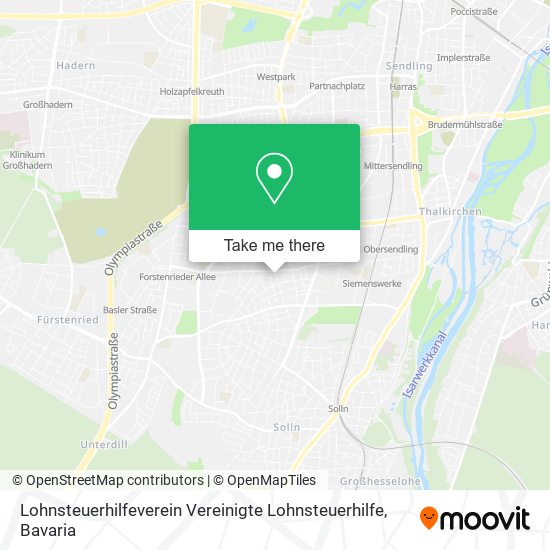 Lohnsteuerhilfeverein Vereinigte Lohnsteuerhilfe map