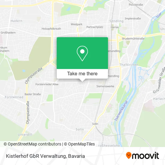 Карта Kistlerhof GbR Verwaltung