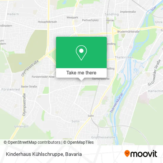 Карта Kinderhaus Kühlschruppe
