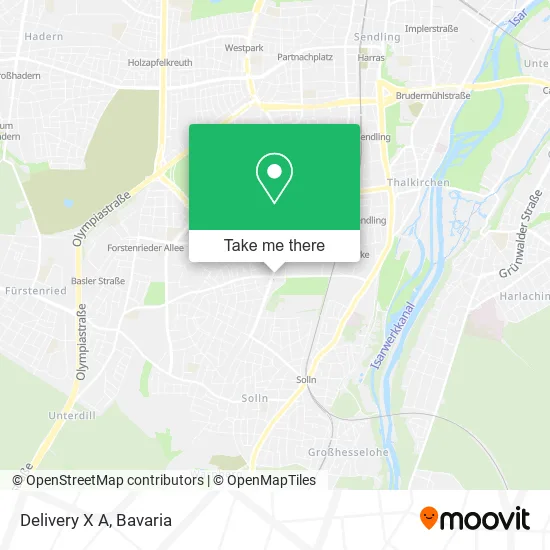Карта Delivery X A