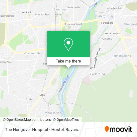 The Hangover Hospital - Hostel map