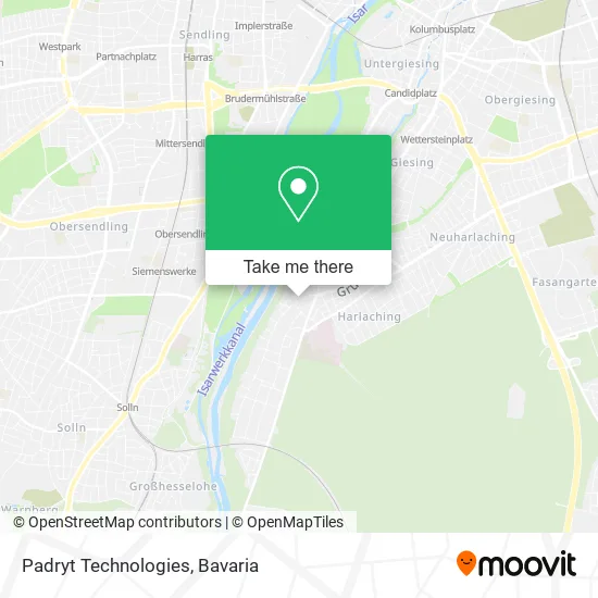 Карта Padryt Technologies