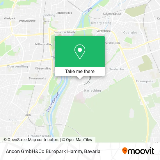 Карта Ancon GmbH&Co Büropark Hamm
