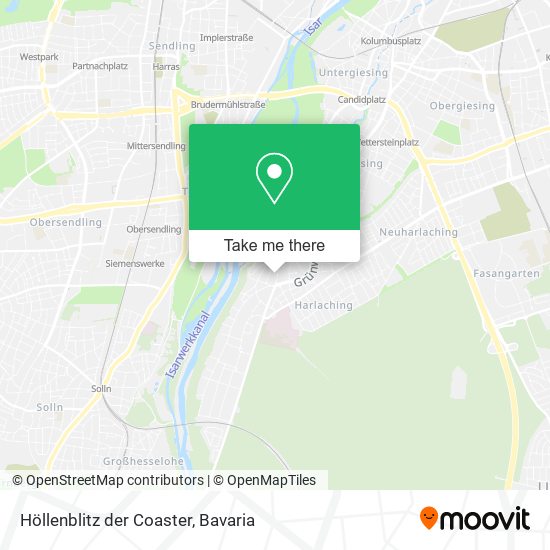 Höllenblitz der Coaster map