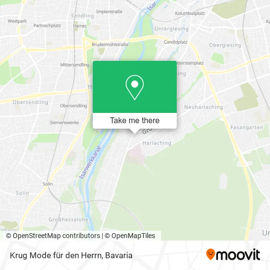 Карта Krug Mode für den Herrn