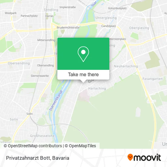 Карта Privatzahnarzt Bott