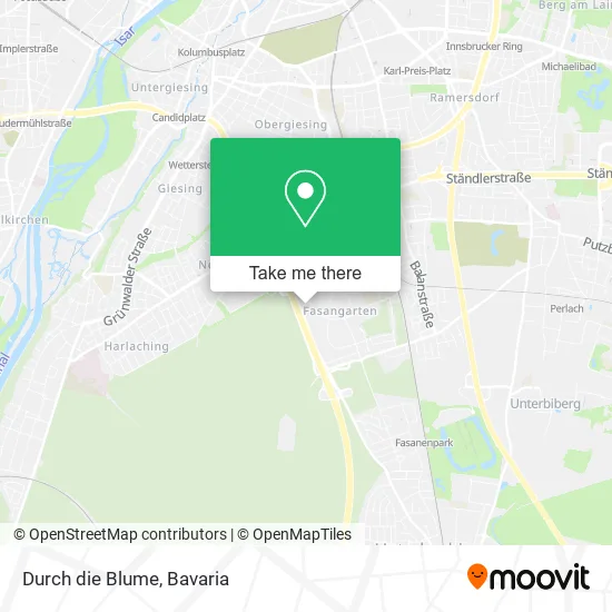 Карта Durch die Blume