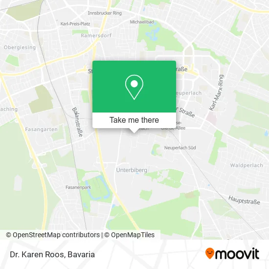 Dr. Karen Roos map