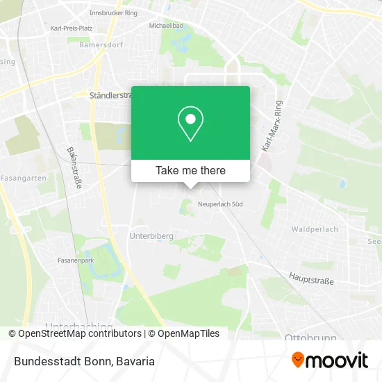 Карта Bundesstadt Bonn