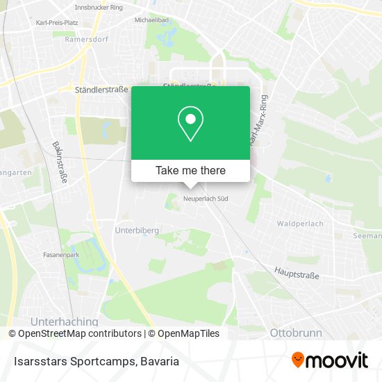 Isarsstars Sportcamps map