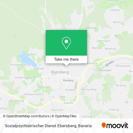 Sozialpsychiatrischer Dienst Ebersberg map