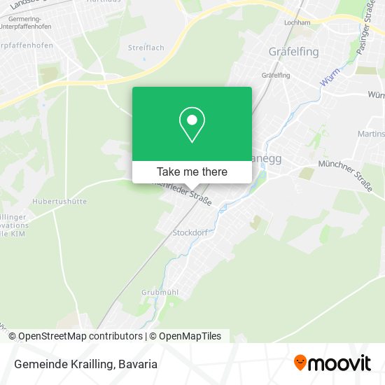 Gemeinde Krailling map
