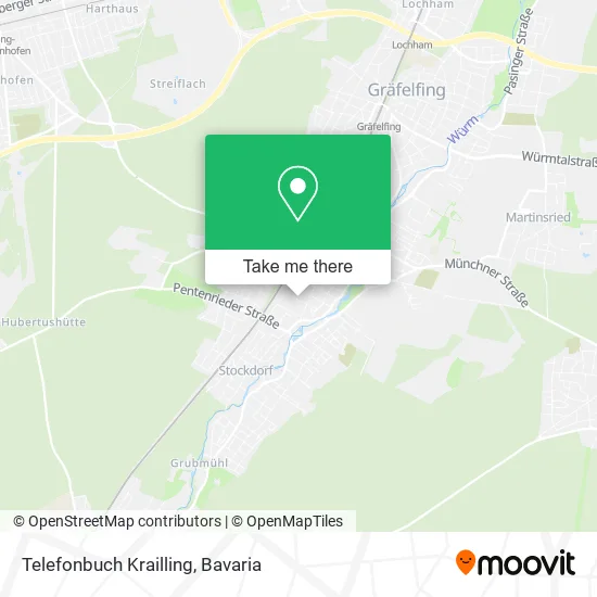 Карта Telefonbuch Krailling