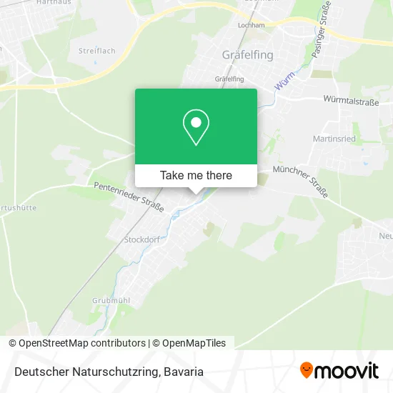 Карта Deutscher Naturschutzring