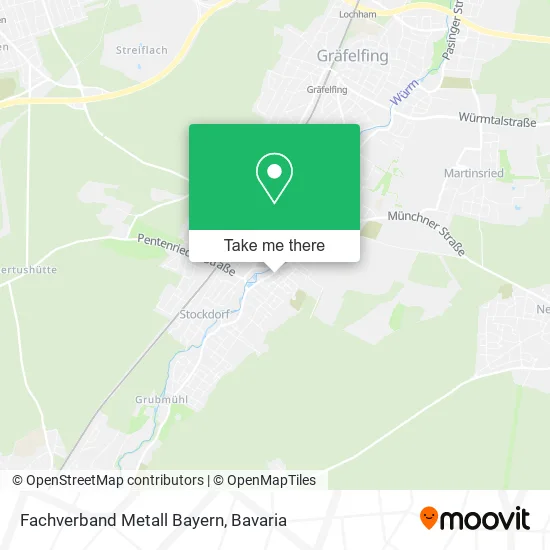 Карта Fachverband Metall Bayern