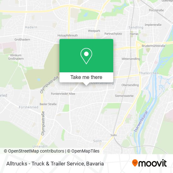 Alltrucks - Truck & Trailer Service map