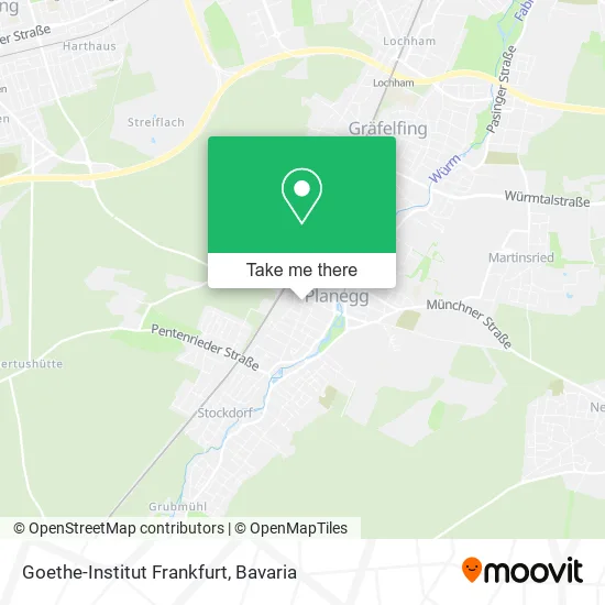 Карта Goethe-Institut Frankfurt