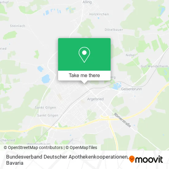 Карта Bundesverband Deutscher Apothekenkooperationen