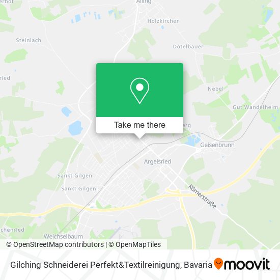 Карта Gilching Schneiderei Perfekt&Textilreinigung