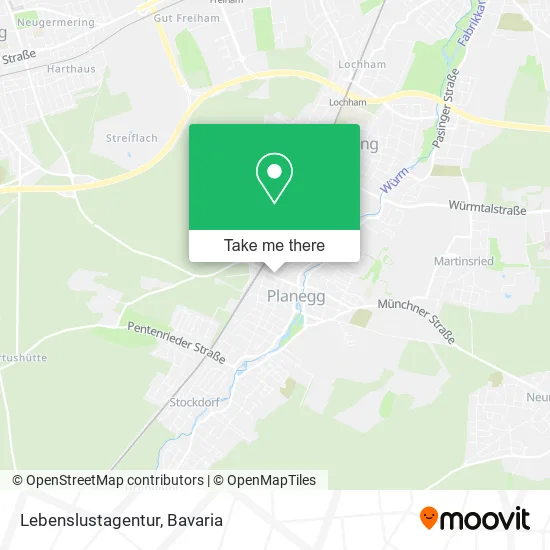 Карта Lebenslustagentur