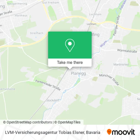 Карта LVM-Versicherungsagentur Tobias Elsner
