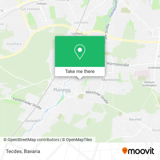 Карта Tecdes