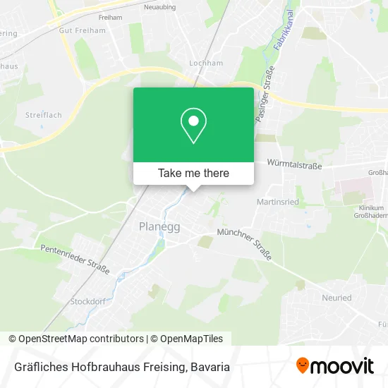Карта Gräfliches Hofbrauhaus Freising