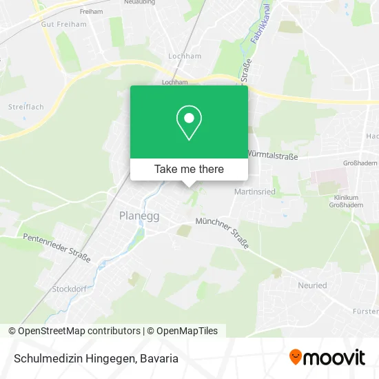 Карта Schulmedizin Hingegen