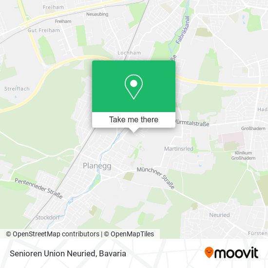 Senioren Union Neuried map