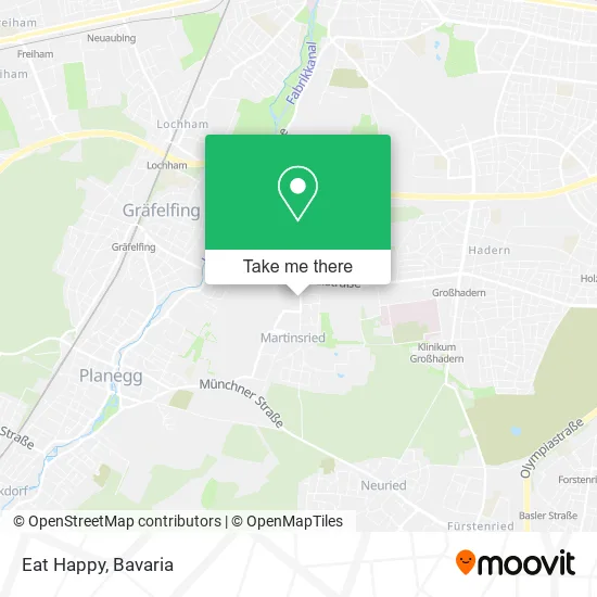 Карта Eat Happy