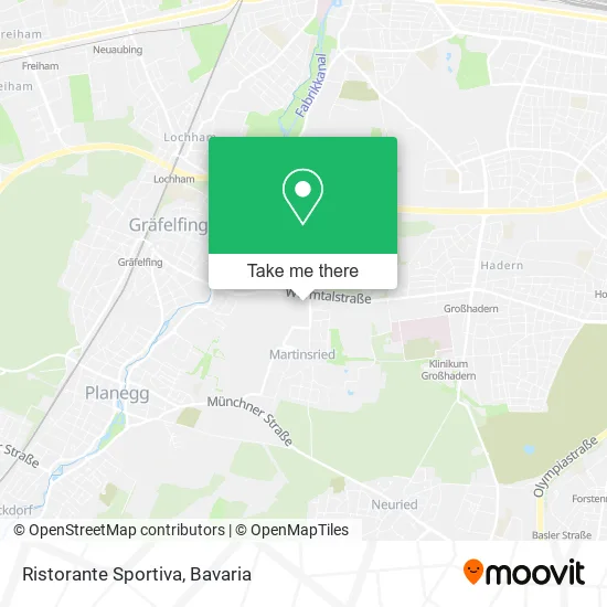 Ristorante Sportiva map