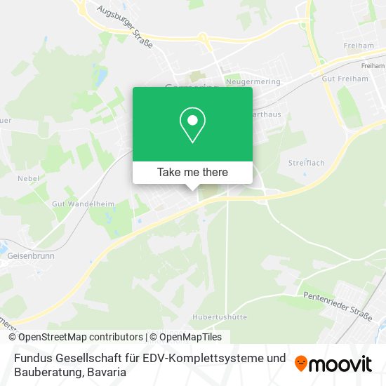 Fundus Gesellschaft für EDV-Komplettsysteme und Bauberatung map