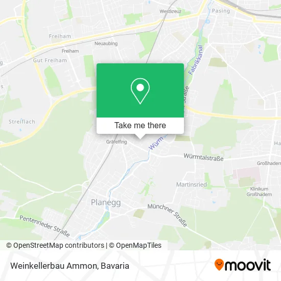 Карта Weinkellerbau Ammon