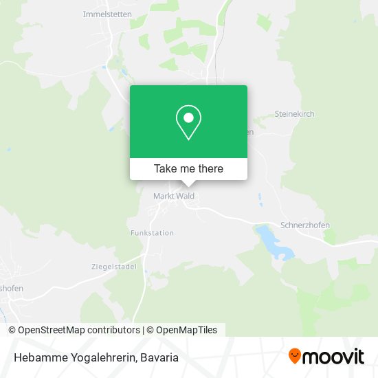 Hebamme Yogalehrerin map