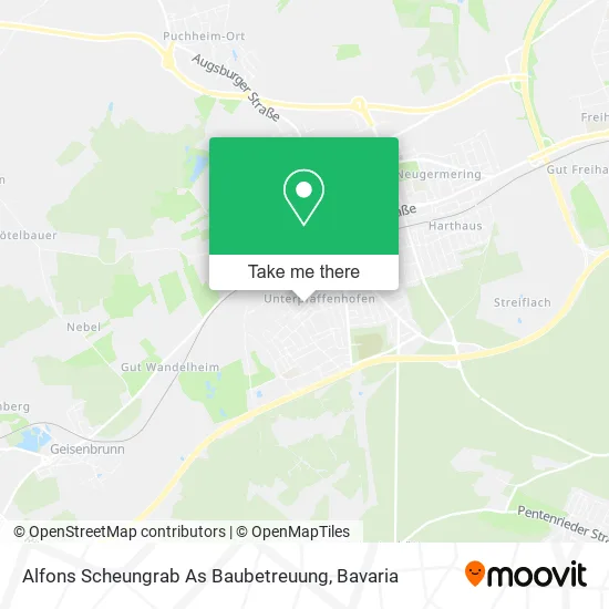 Карта Alfons Scheungrab As Baubetreuung