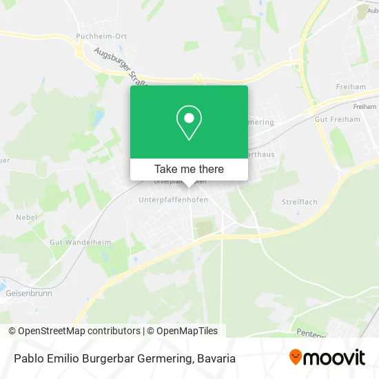 Карта Pablo Emilio Burgerbar Germering