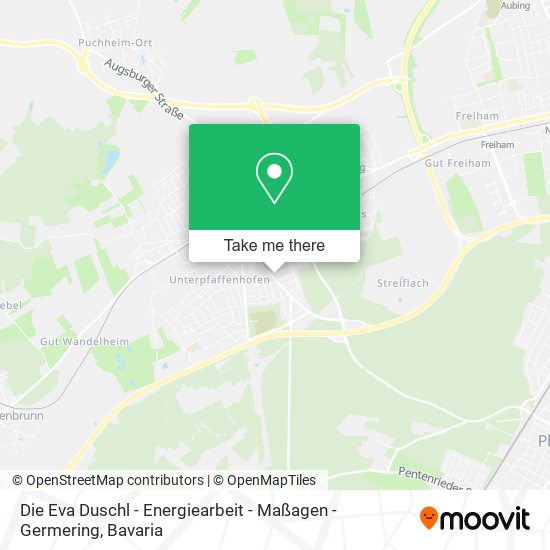 Die Eva Duschl - Energiearbeit - Maßagen - Germering map