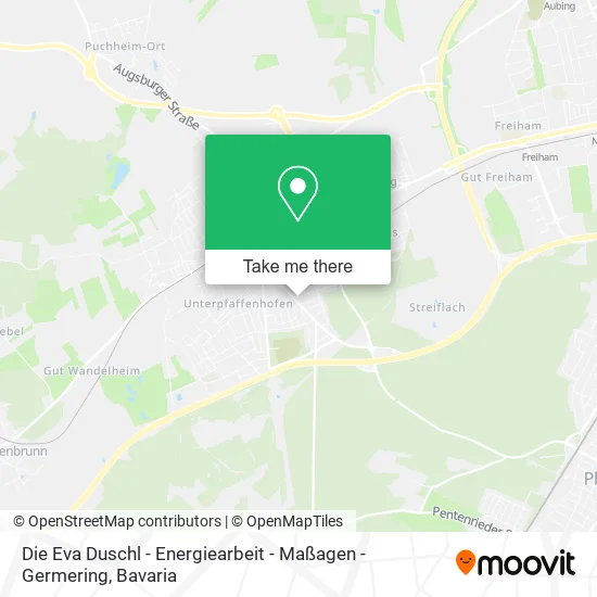 Карта Die Eva Duschl - Energiearbeit - Maßagen - Germering
