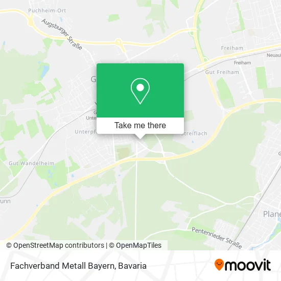 Карта Fachverband Metall Bayern