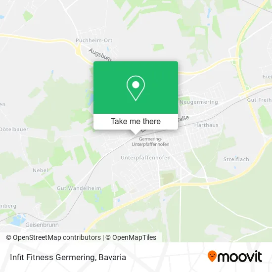 Карта Infit Fitness Germering