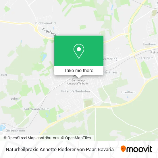 Карта Naturheilpraxis Annette Riederer von Paar