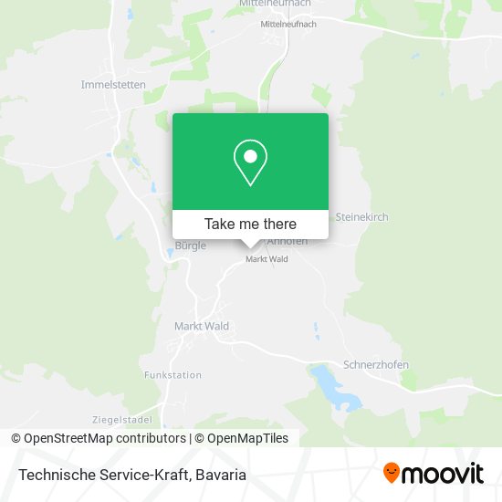 Technische Service-Kraft map