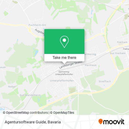 Agentursoftware Guide map