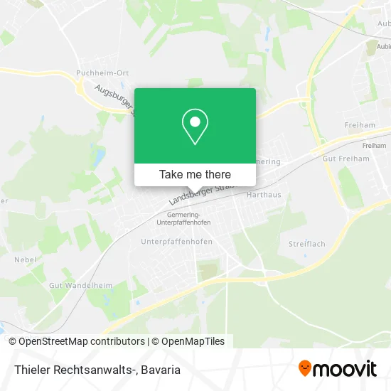 Карта Thieler Rechtsanwalts-
