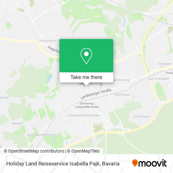 Holiday Land Reiseservice Isabella Pajk map