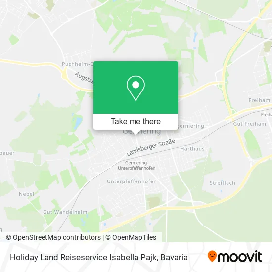 Карта Holiday Land Reiseservice Isabella Pajk
