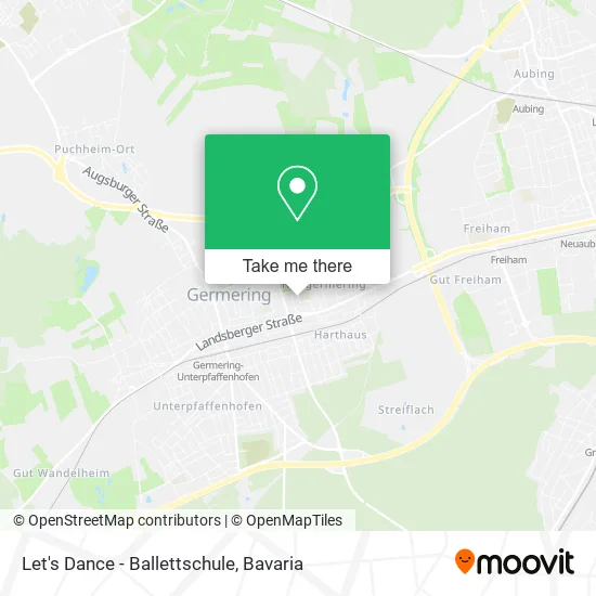 Карта Let's Dance - Ballettschule