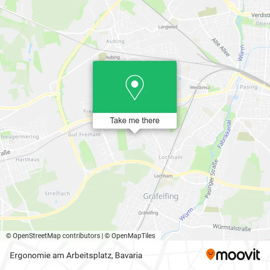 Карта Ergonomie am Arbeitsplatz