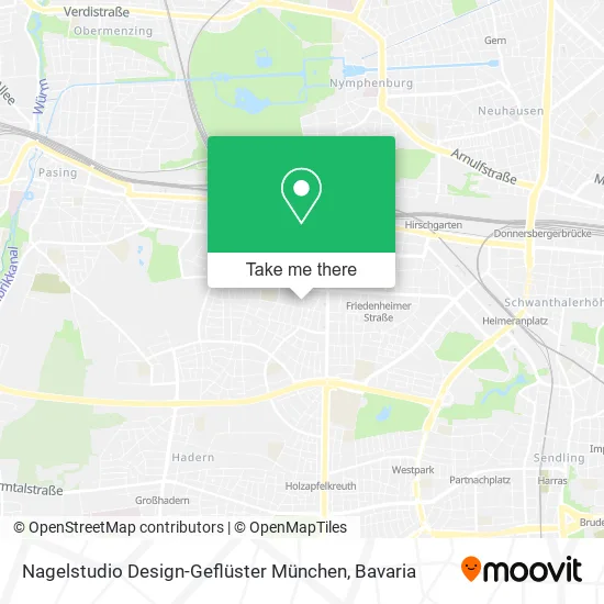Карта Nagelstudio Design-Geflüster München