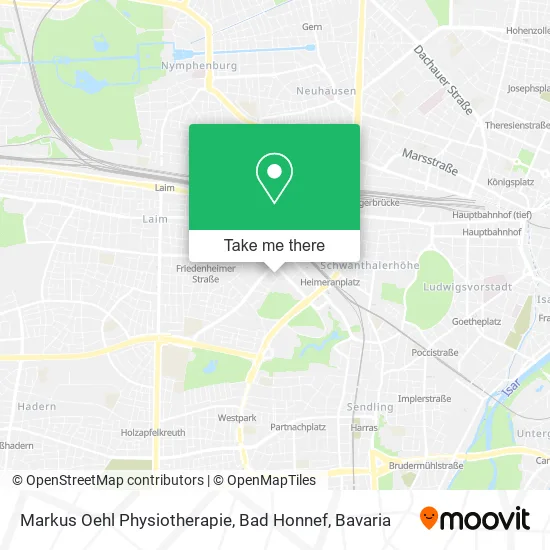 Карта Markus Oehl Physiotherapie, Bad Honnef